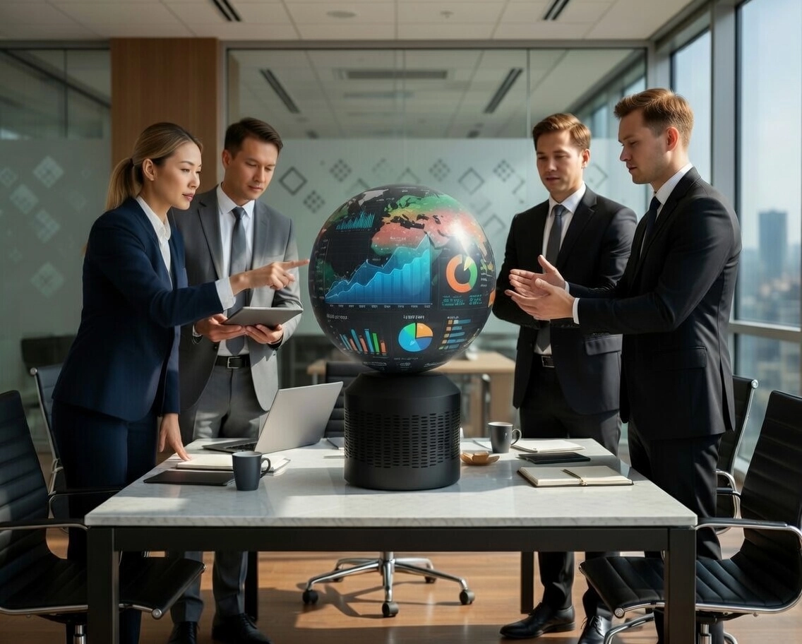 Sphère interactive ORA S en fonctionnement