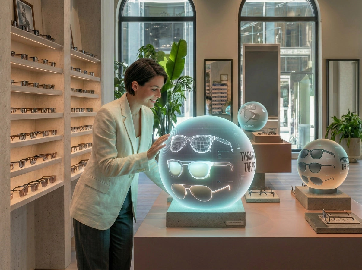 Sphère interactive ORA S en fonctionnement