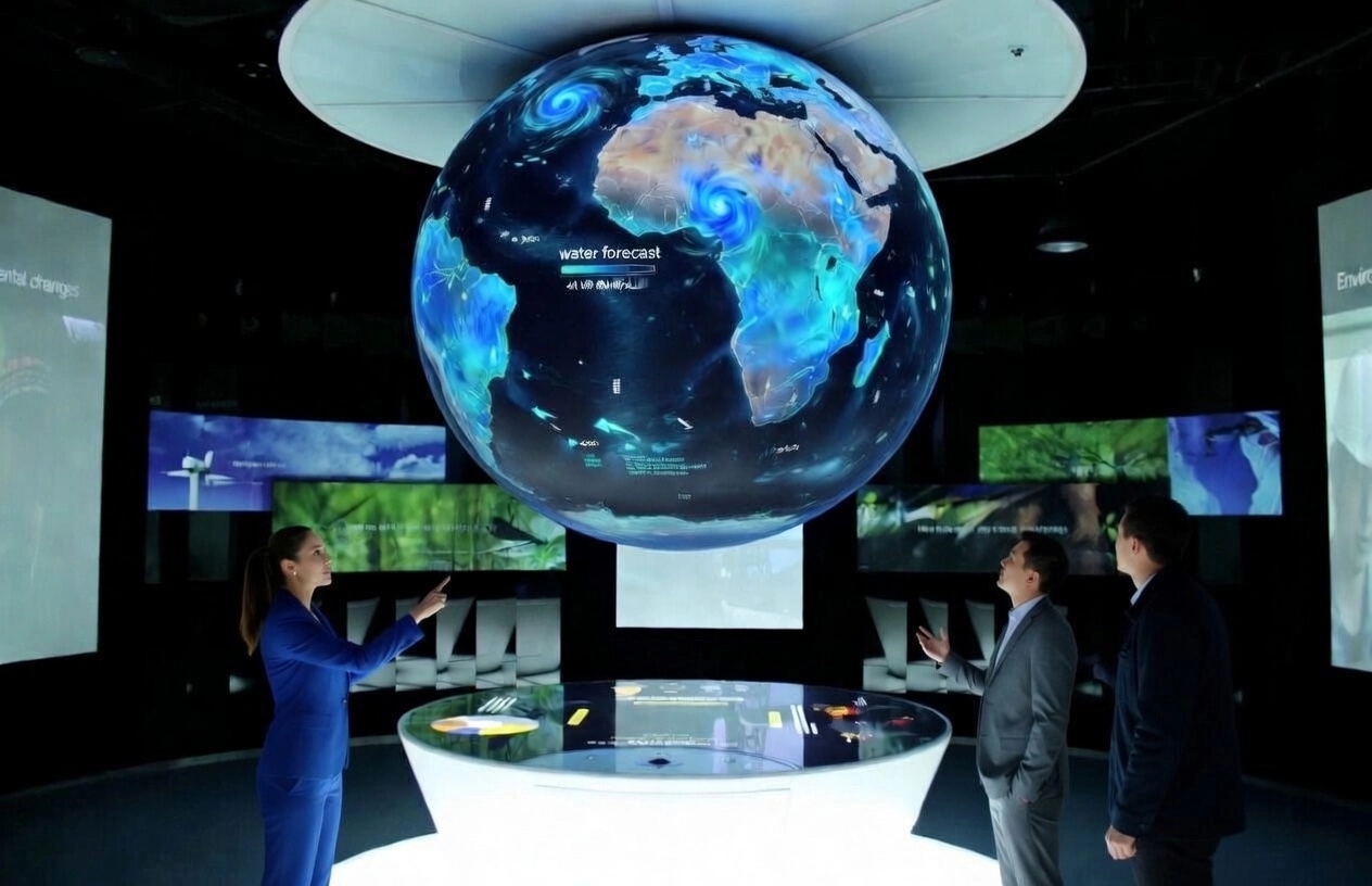 Sphère interactive ORA XL en fonctionnement