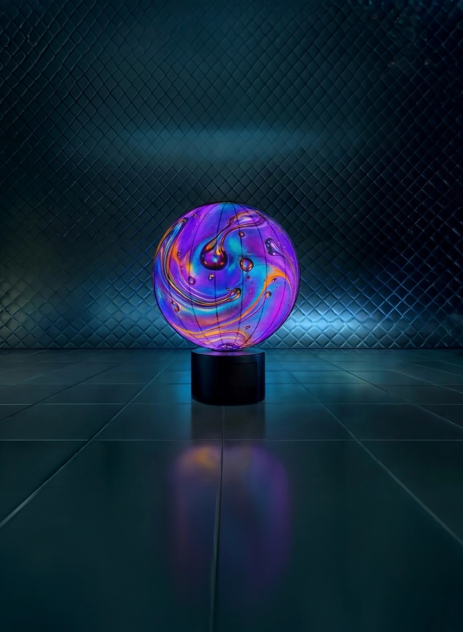 ORA Air interactive sphere display in use